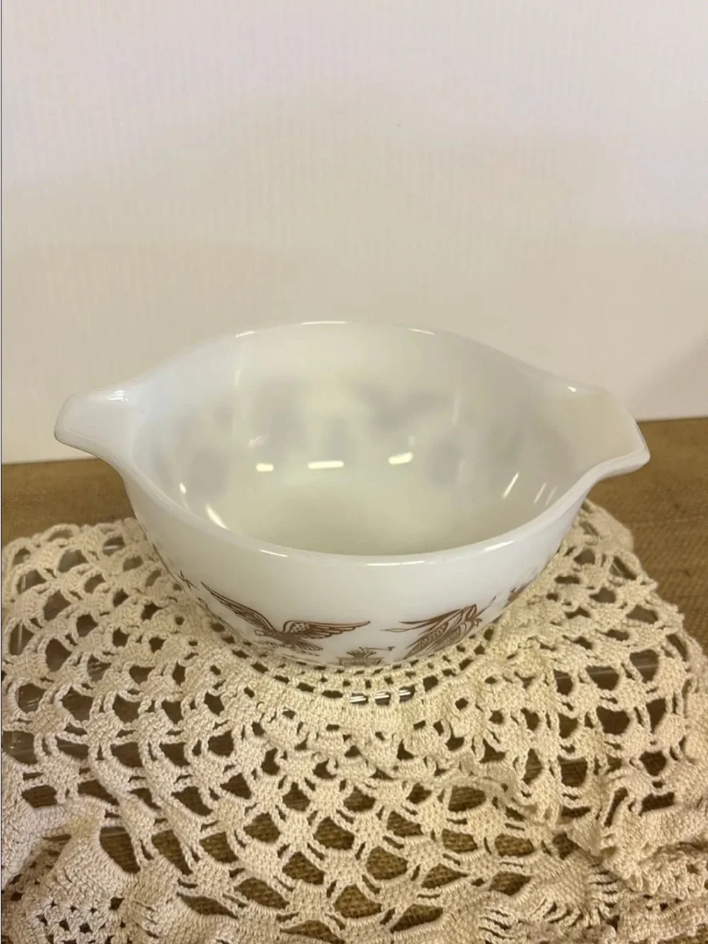 PYREX #441 RARE Early American Pattern Round Cinderella Bowl 1.5 PT Vintage